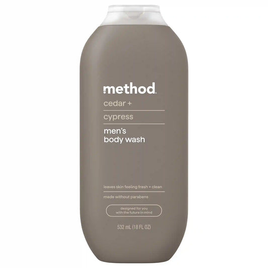 men's body wash - cedar + cypress, 18 fl oz