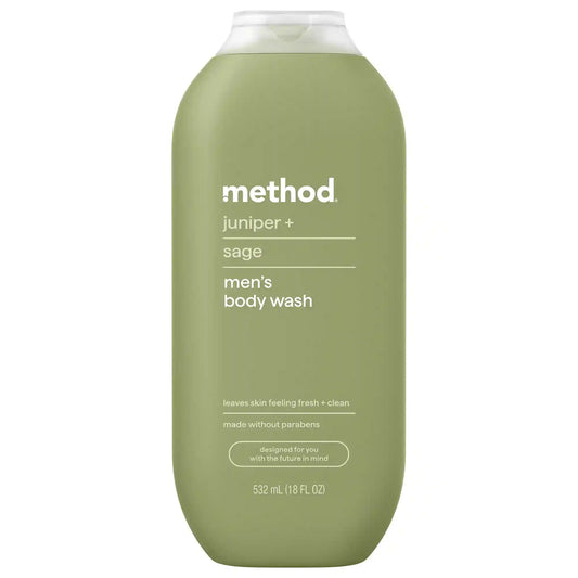 men's body wash - juniper + sage, 18 fl oz
