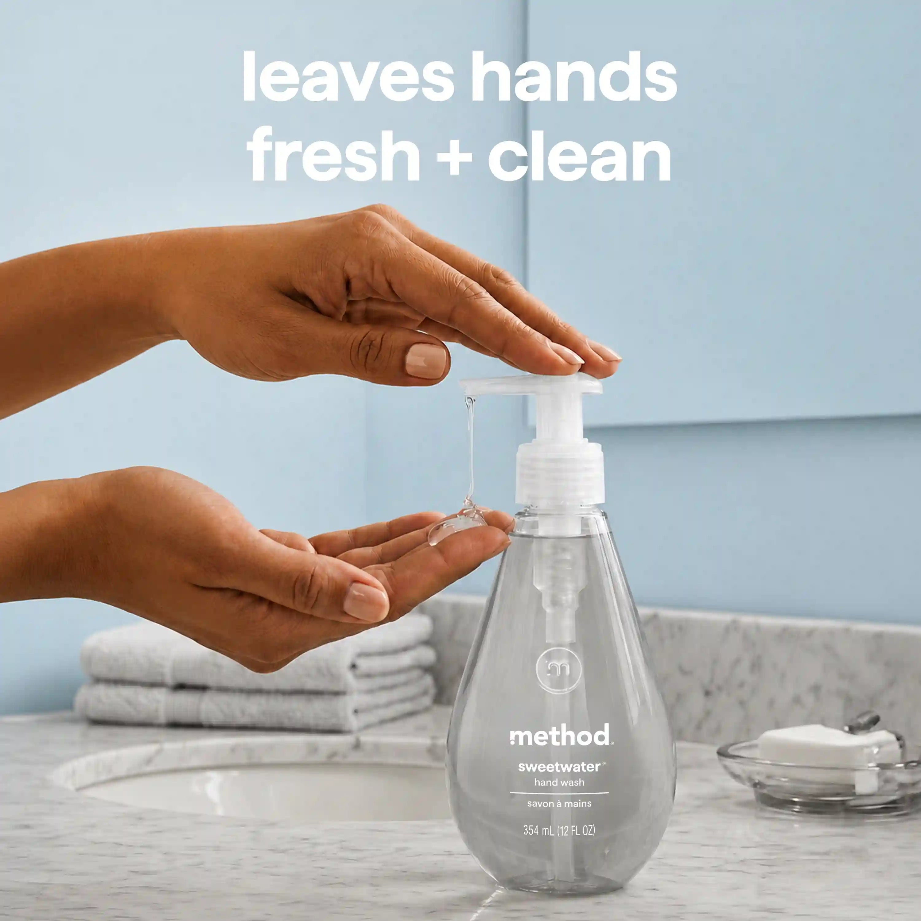 gel hand wash - sweet water, 12 fl oz