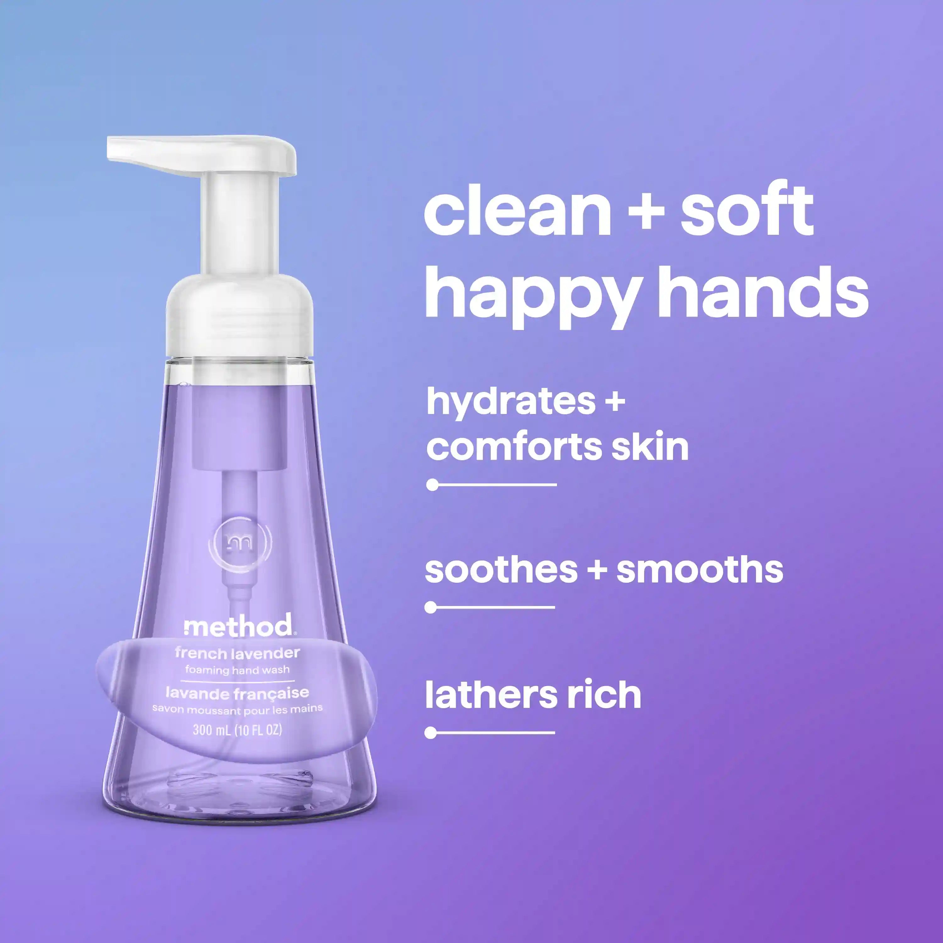foaming hand wash - french lavender, 10 fl oz
