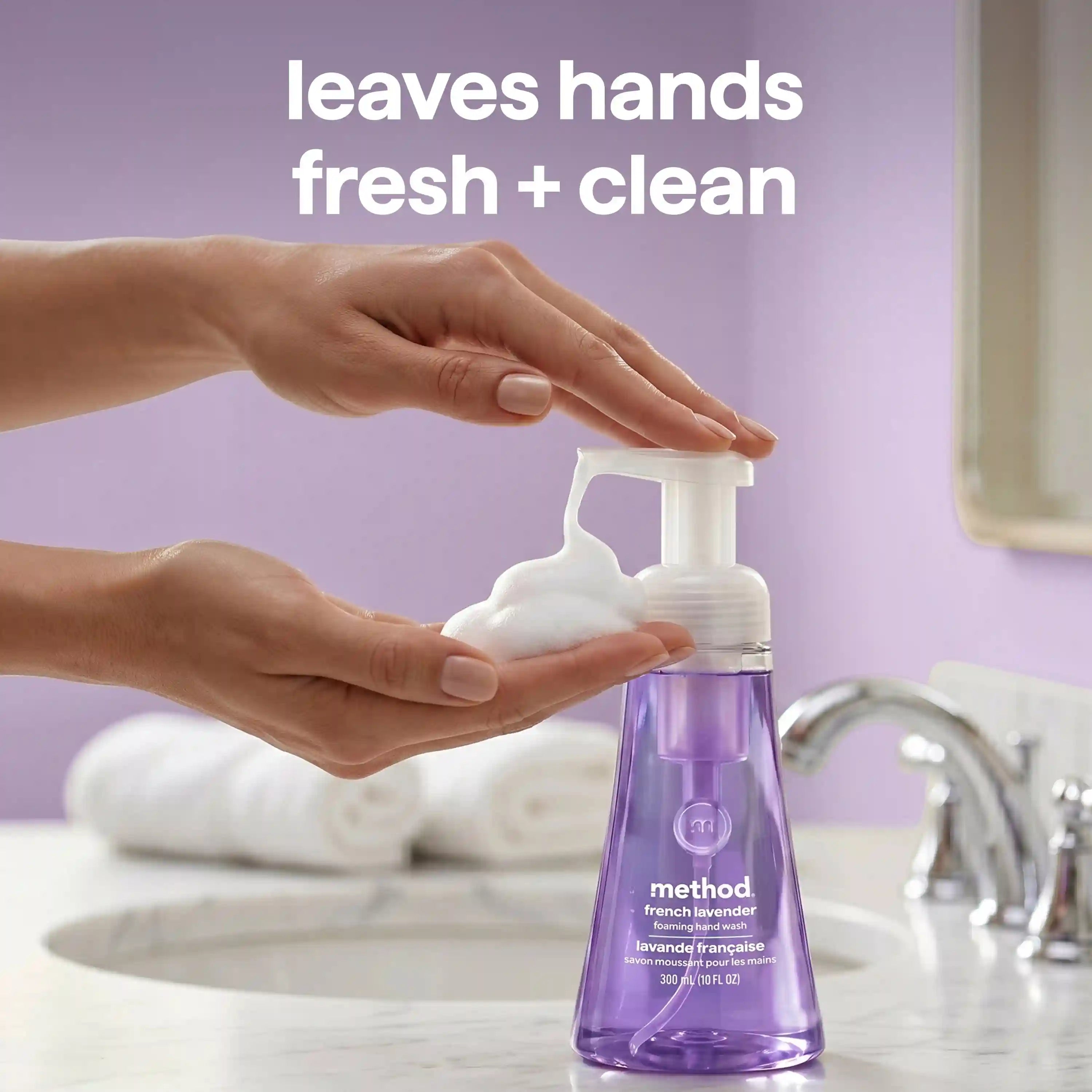 foaming hand wash - french lavender, 10 fl oz