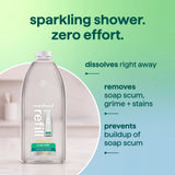 daily shower spray refill - eucalyptus mint, 68 fl oz