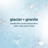body wash - glacier + granite, 28 fl oz