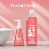 foaming hand wash refill - pink grapefruit, 28 fl oz 1