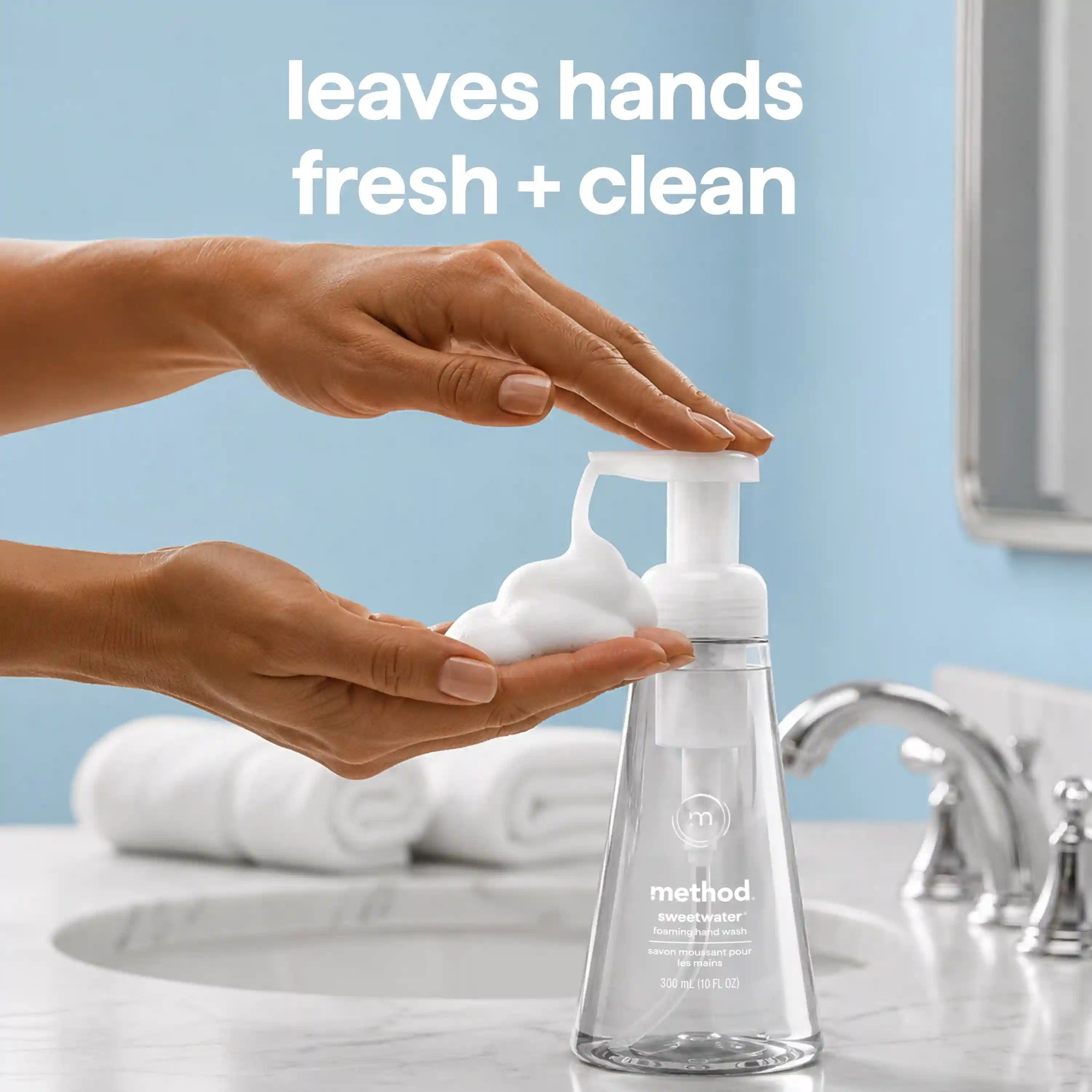 foaming hand wash refill - sweet water, 28 fl oz 1
