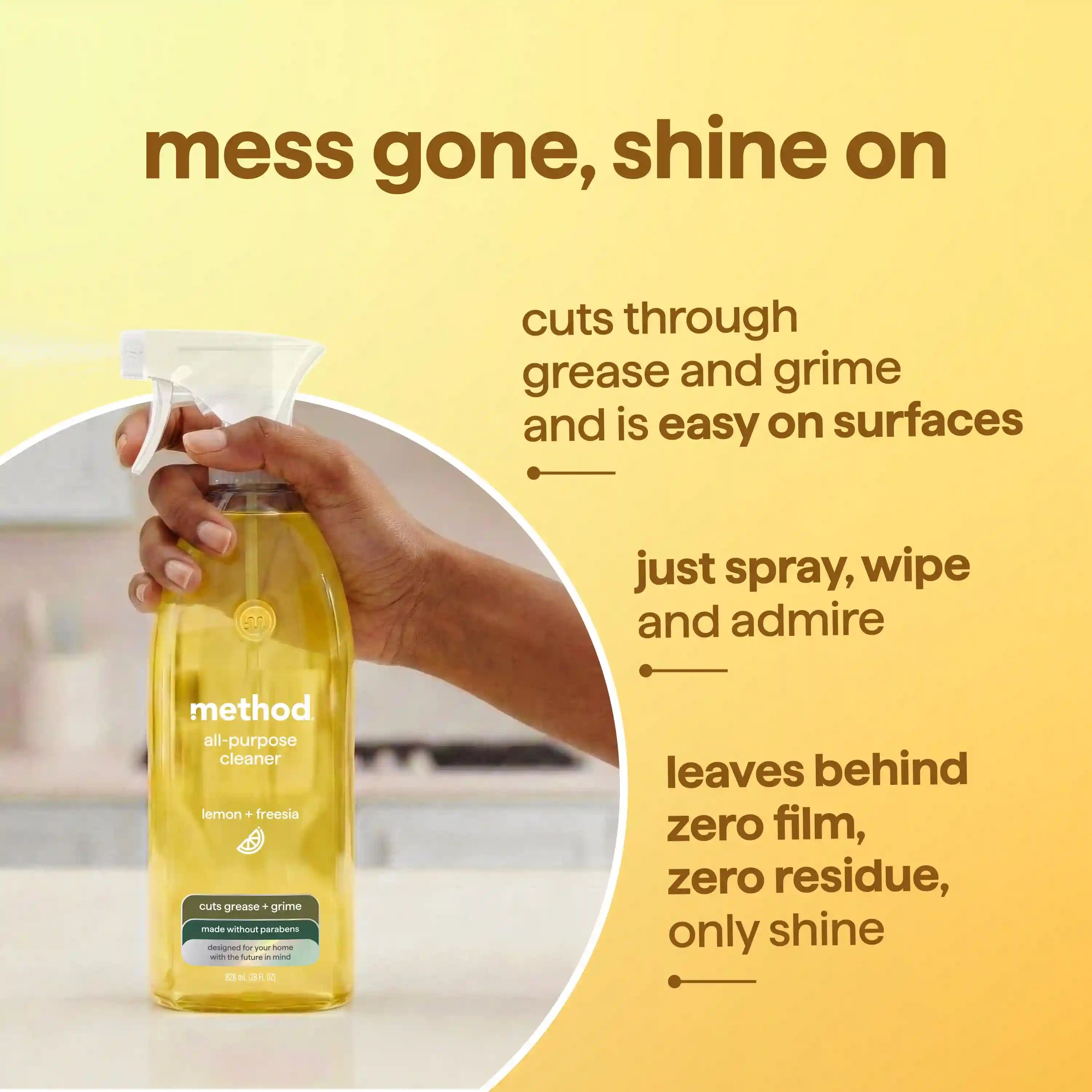 all-purpose cleaner - Lemon + Freesia, 28 fl oz