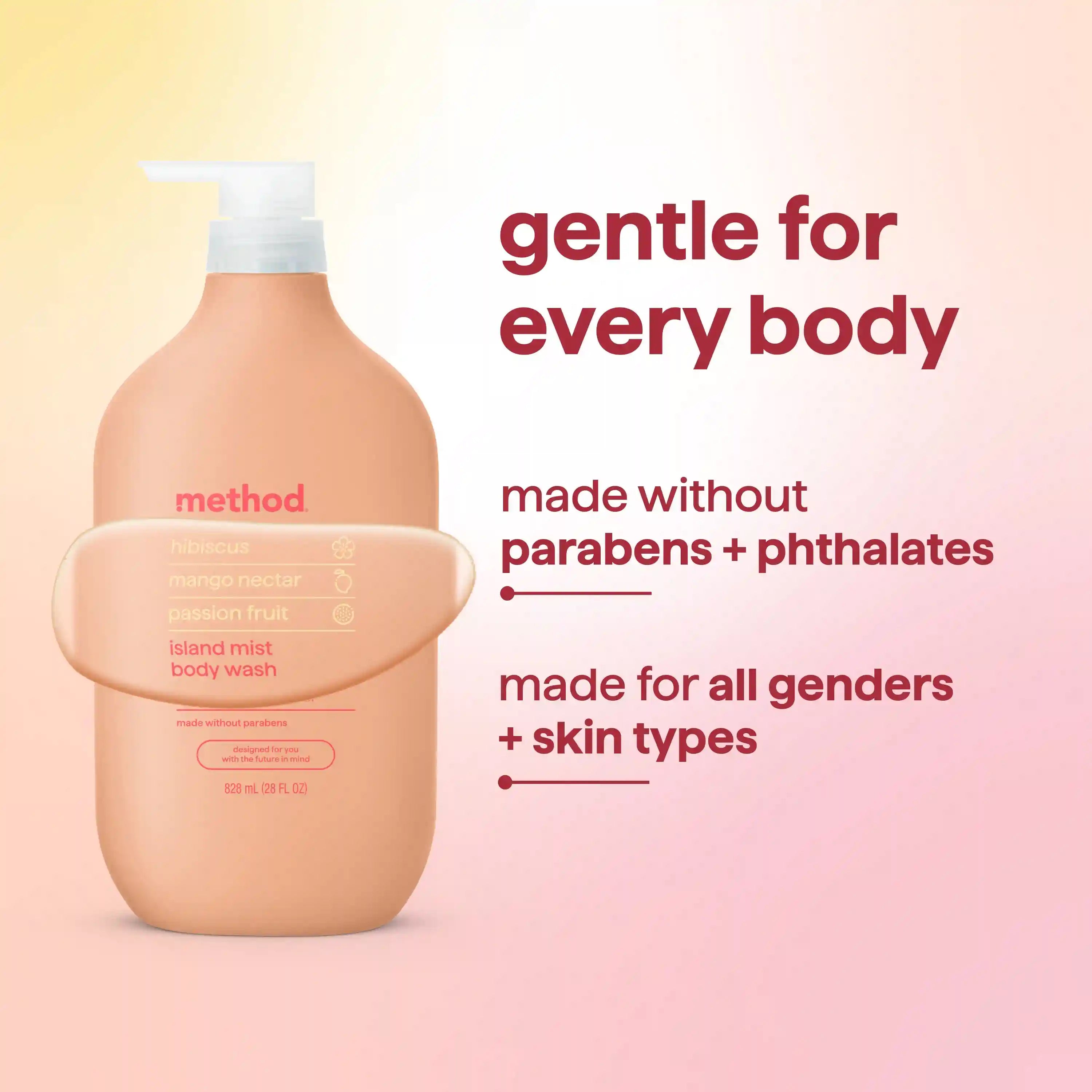 body wash - island mist, 28 fl oz