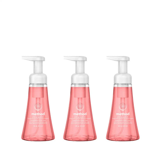 pink grapefruit foaming hand wash 3-count bundle