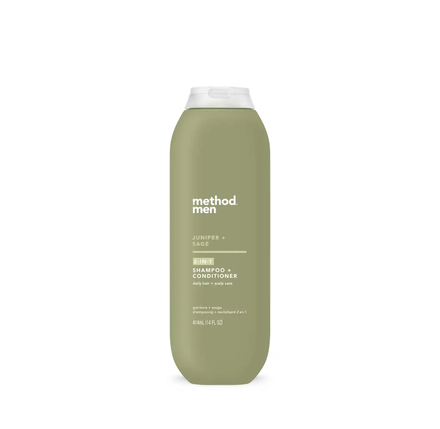 men 2-in-1 shampoo + conditioner - juniper + sage, 14 fl oz