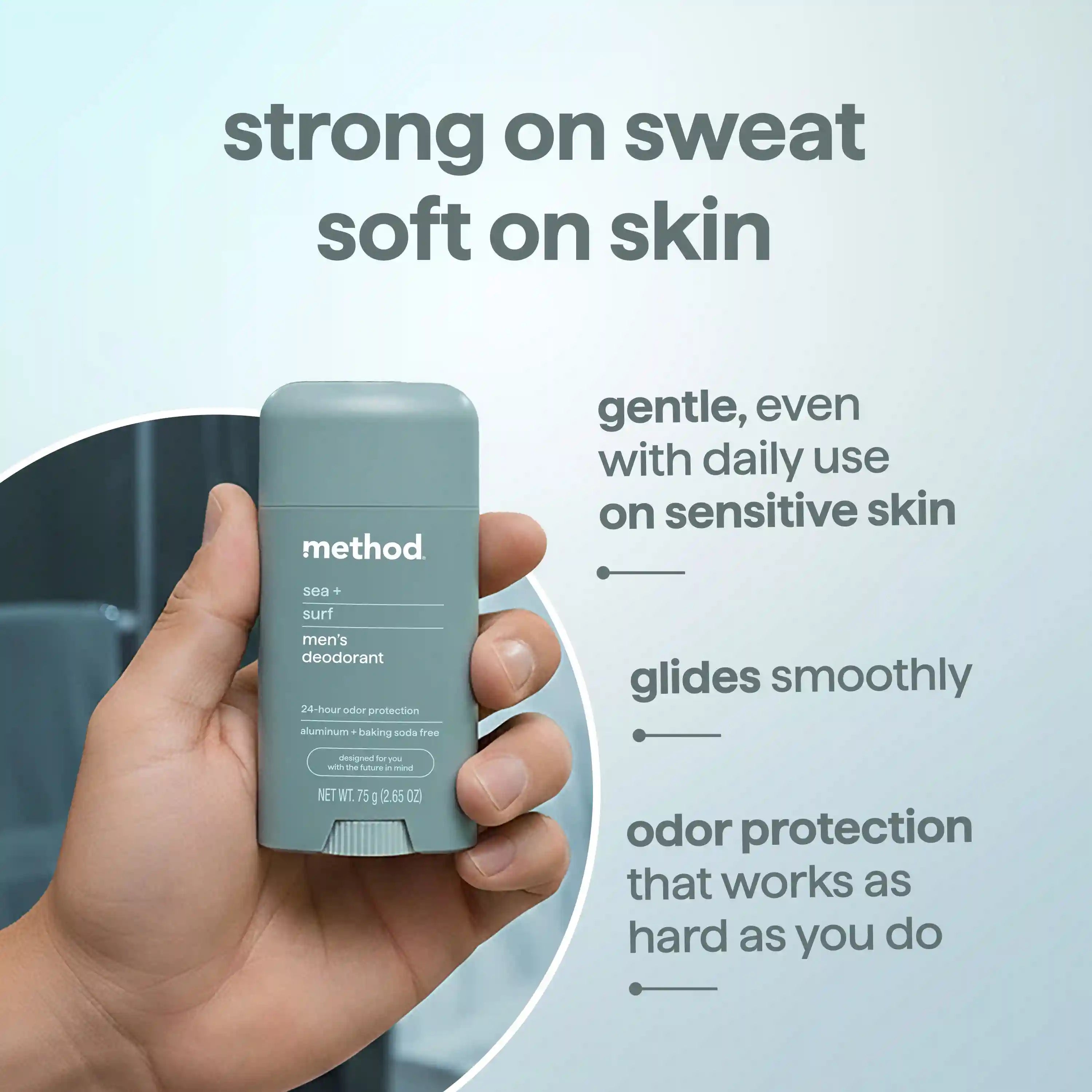 deodorant - sea + surf, 2.65 oz