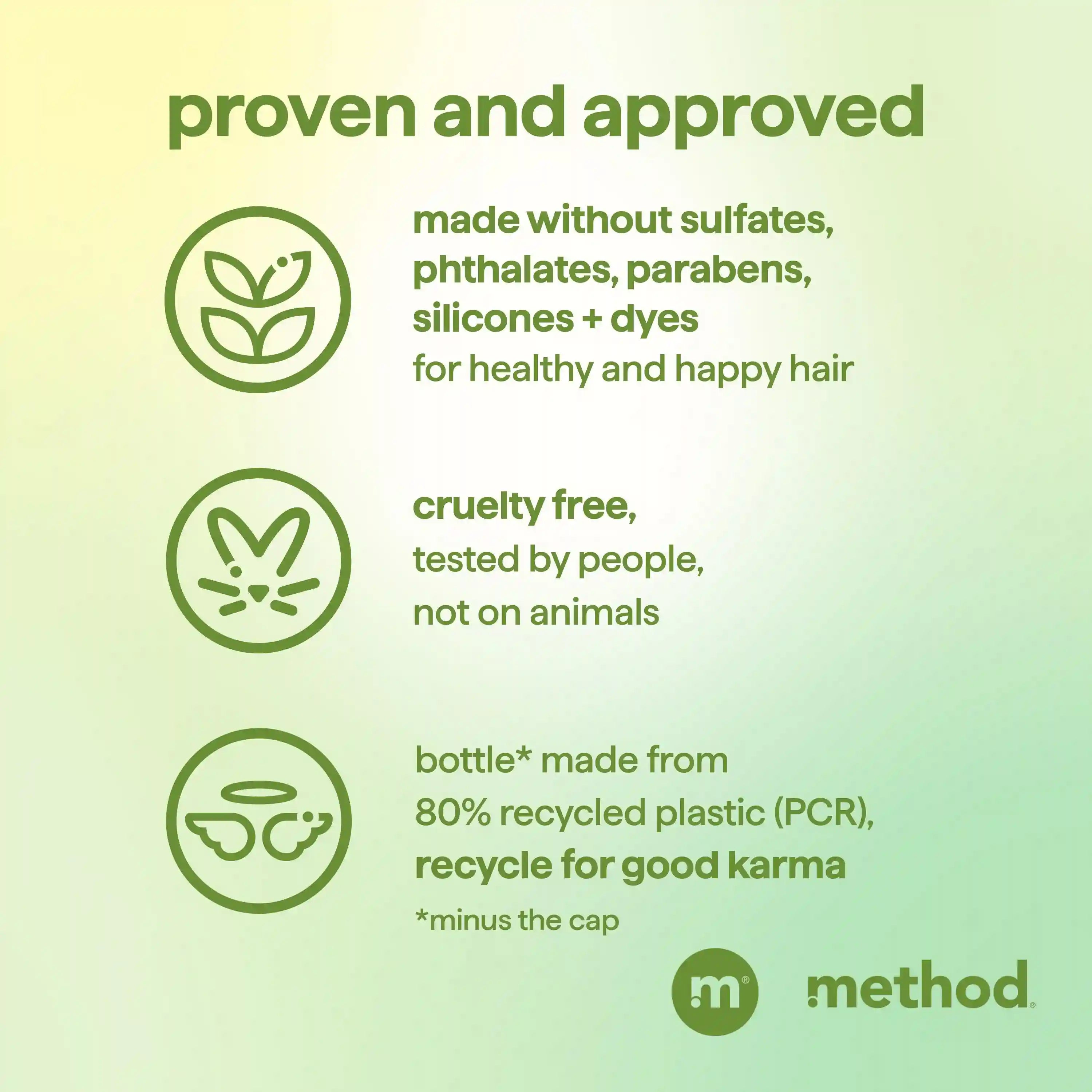 vibrant color shampoo - mindful matcha, 14 fl oz