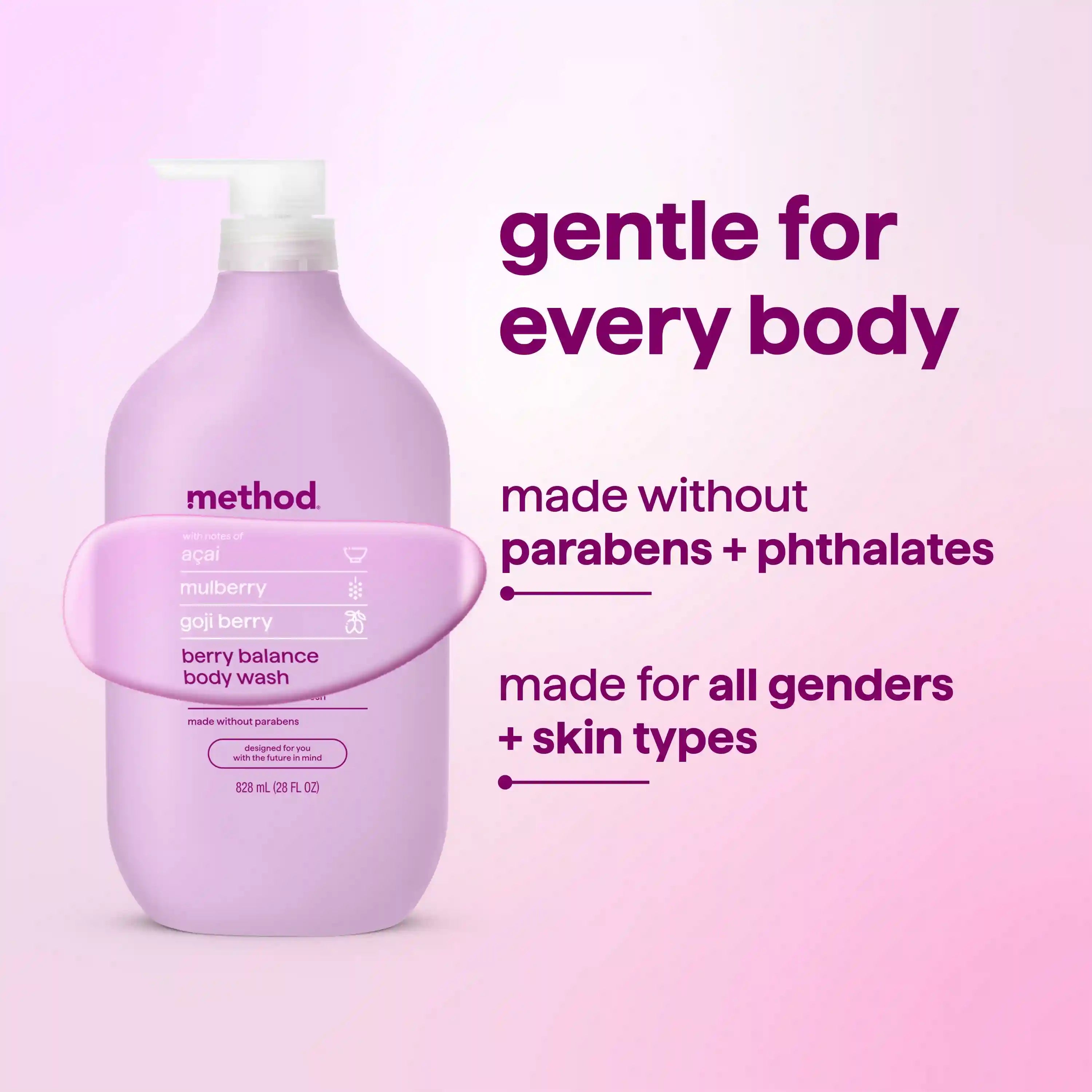body wash - berry balance, 28 fl oz