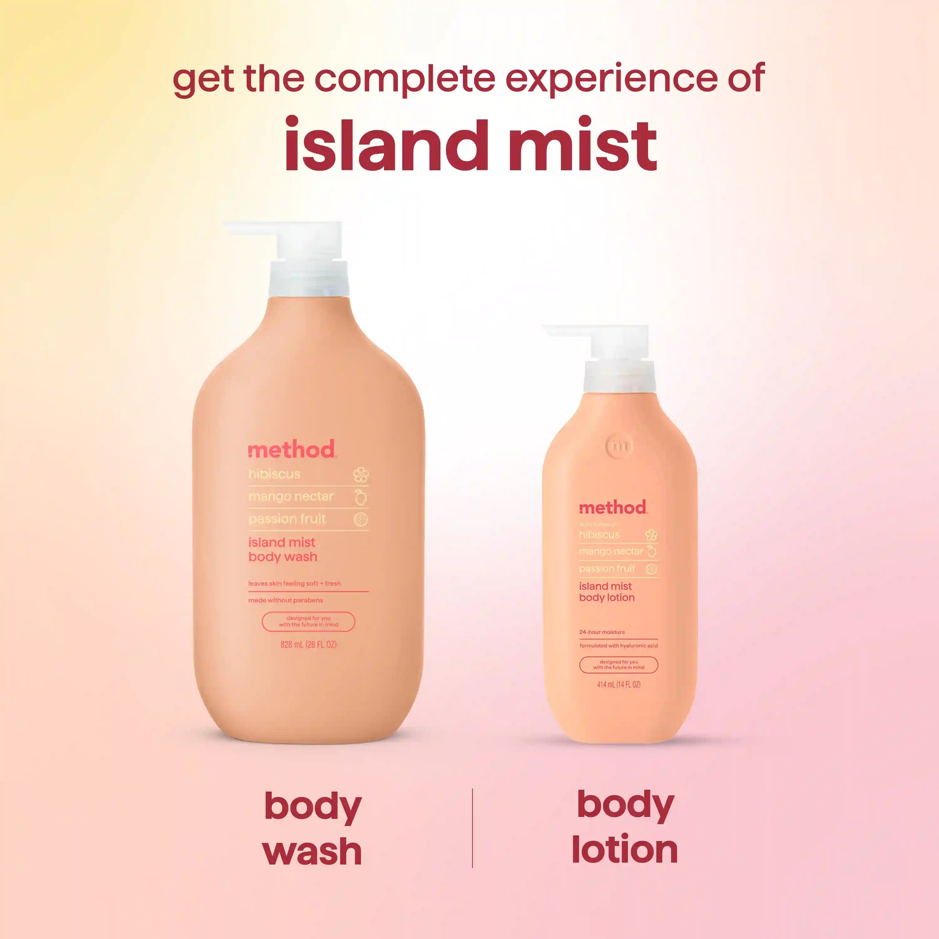 body wash - island mist, 28 fl oz