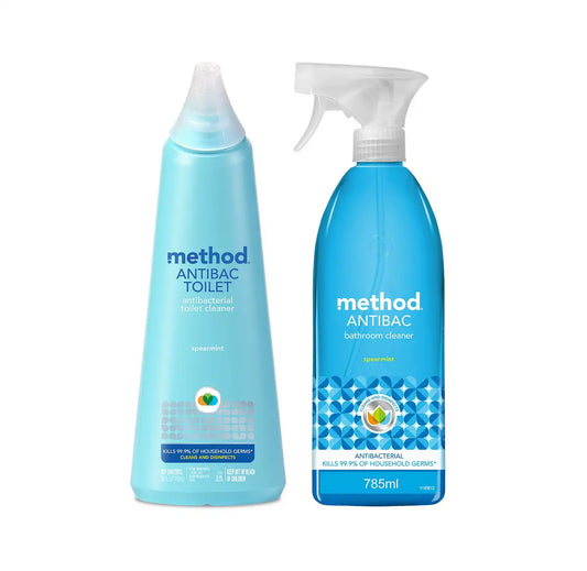 spearmint antibacterial bathroom cleaning duo, 52 oz