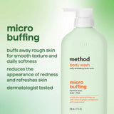 body wash tonic - micro buffing, bamboo dust , AHA + PHA, 17 fl oz