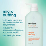 body wash tonic - micro buffing, bamboo dust, AHA + PHA, 17 fl oz