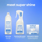 super shine dishwasher tablets - free + clear, 24 ct