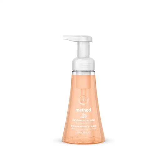 foaming hand wash - sandalwood + cedar, 10 fl oz