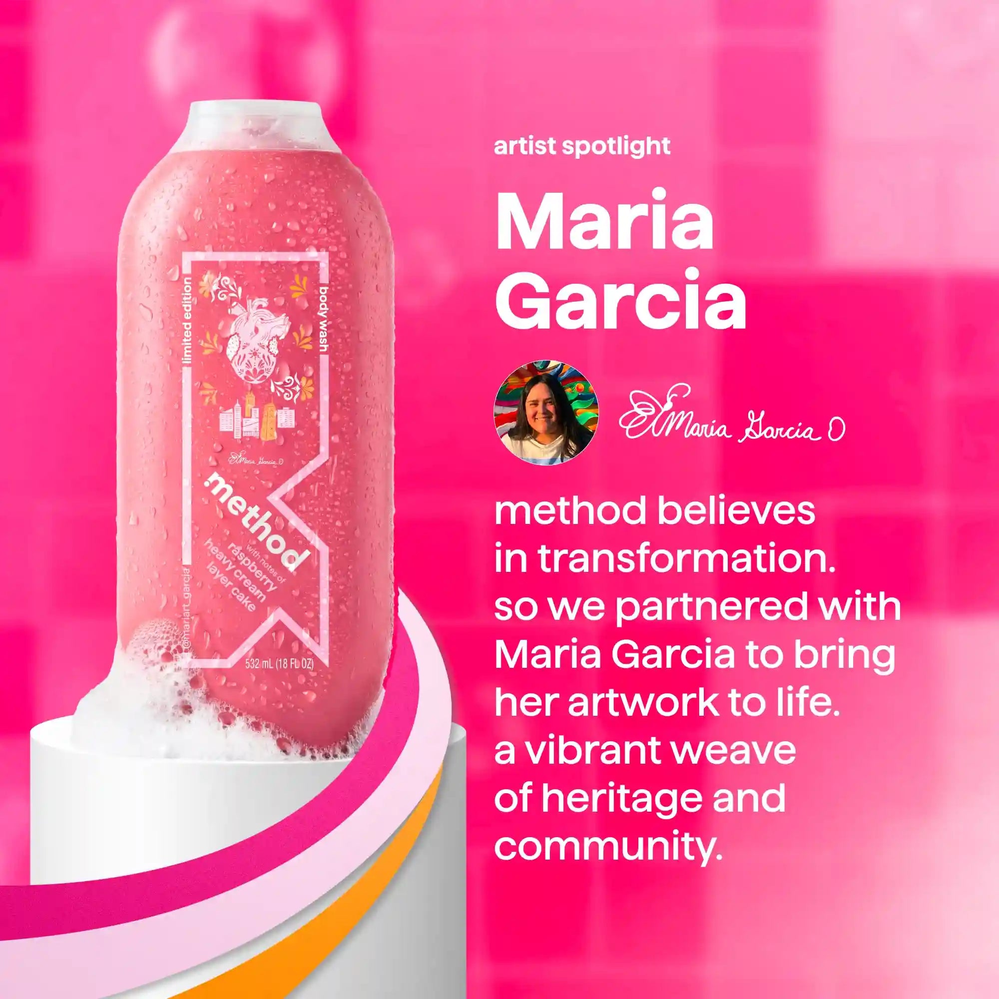 limited edition body wash, artist collection, chicago