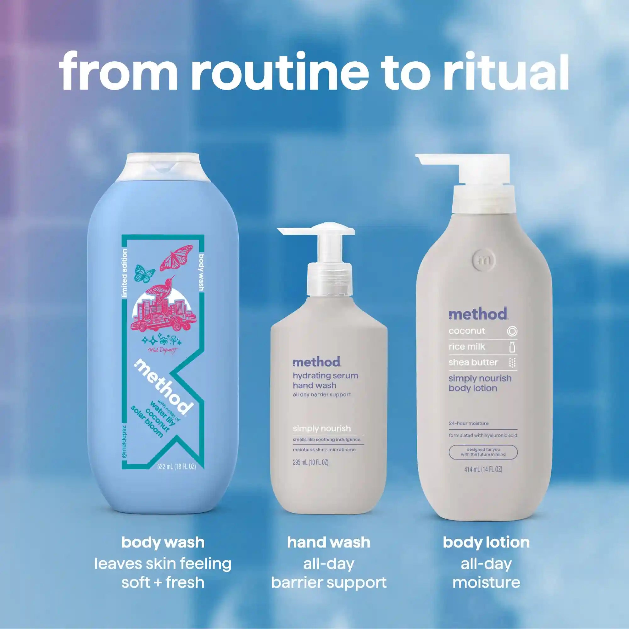 limited edition body wash, artist collection, los angeles