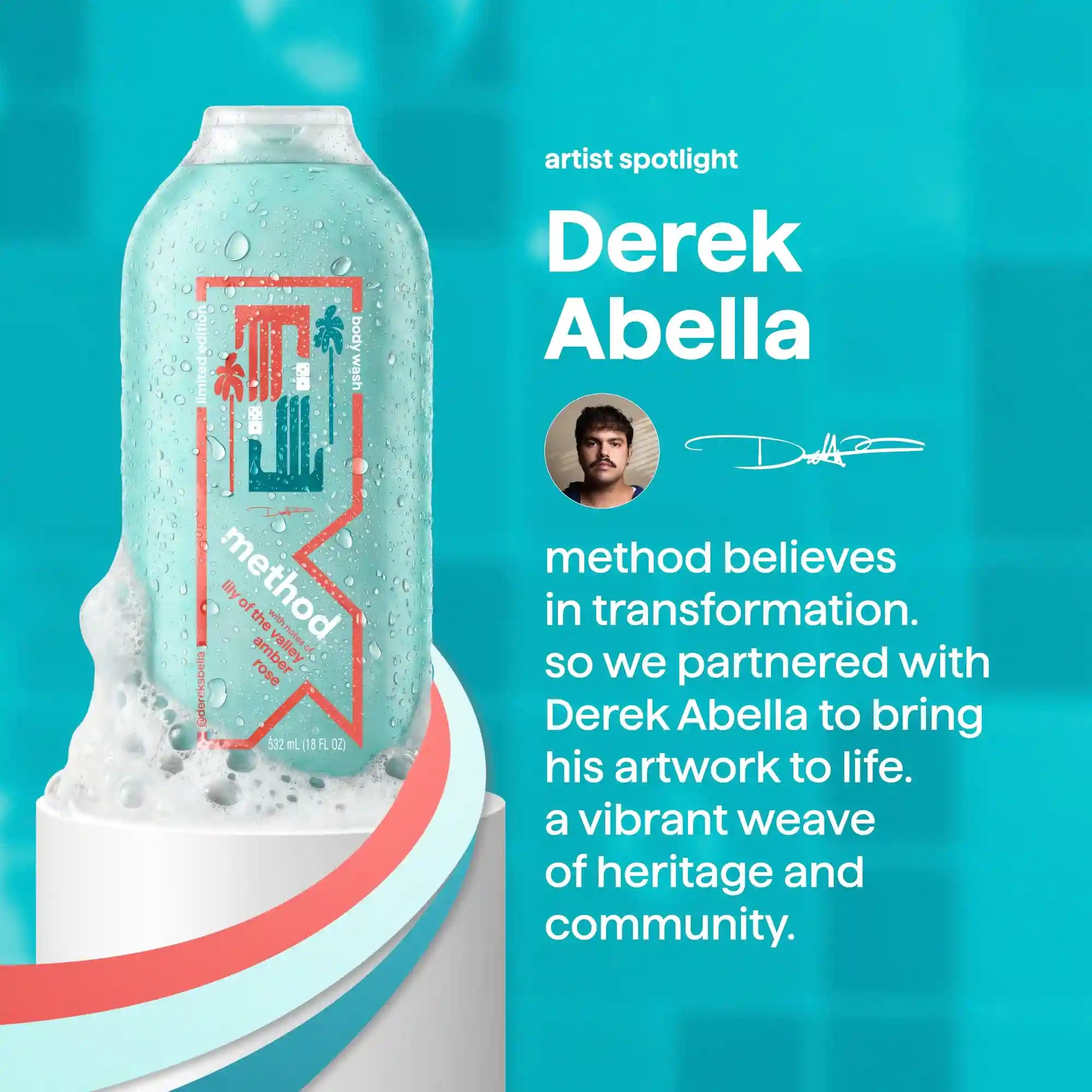 limited edition body wash, artist collection, miami