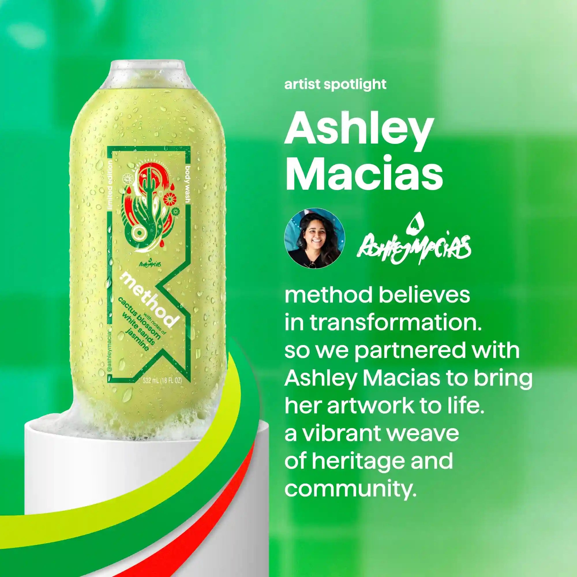 limited edition body wash, artist collection, phoenix