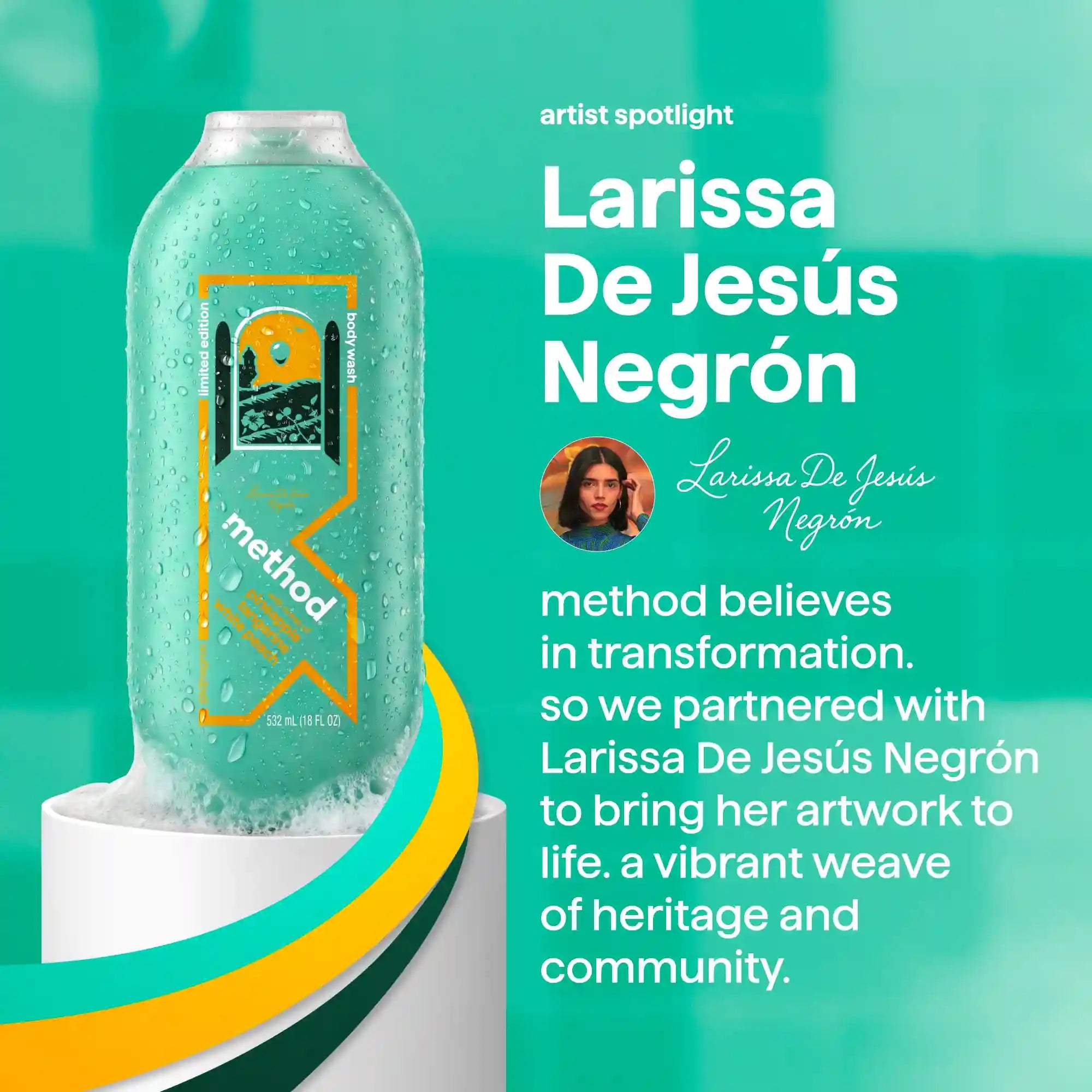 limited edition body wash, artist collection, san juan