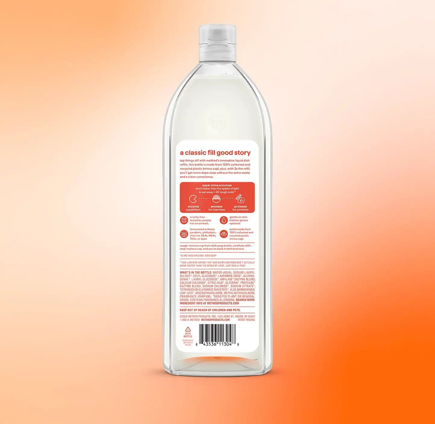 super shine liquid dish soap refill - among the orchards, 48 fl oz