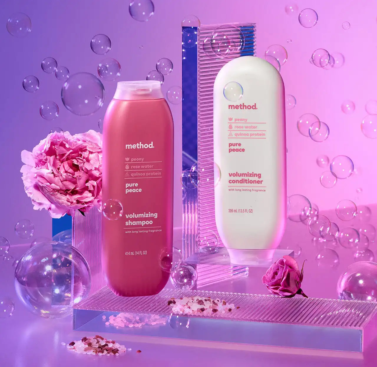 volumizing shampoo + conditioner bundle - pure peace, 27.5 fl oz