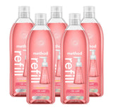 pink grapefruit foaming hand wash refill 5-count bundle, 140 fl oz