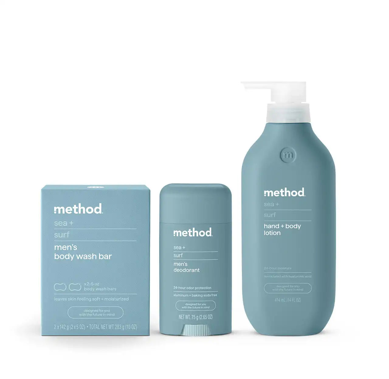 men body bundle - sea + surf, 26.65 oz