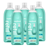 waterfall gel hand wash refill 5-count bundle, 170 fl oz