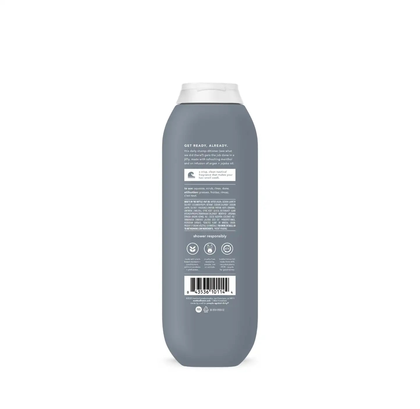 men 2-in-1 shampoo + conditioner - sea + surf, 14 fl oz