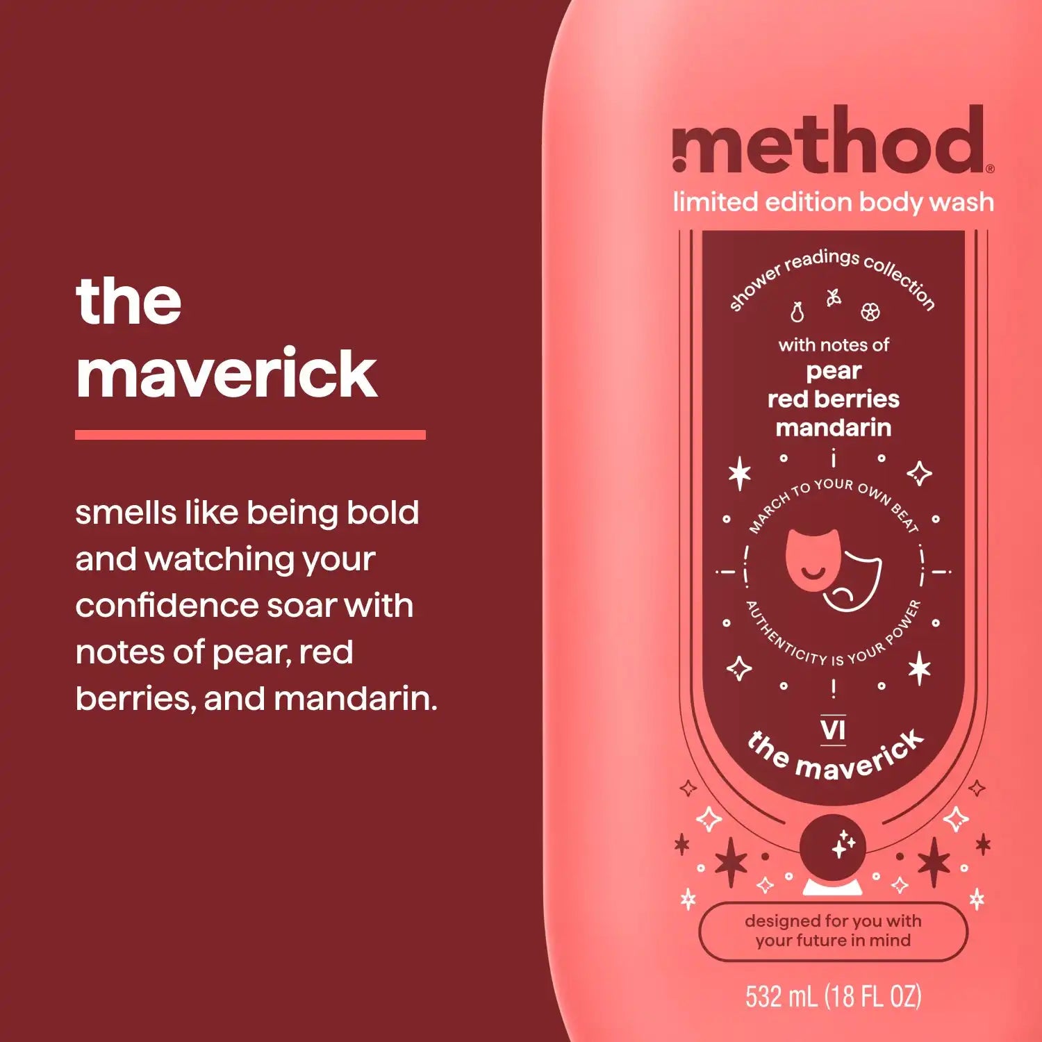 Shower Readings Body Wash, The Maverick, 18oz